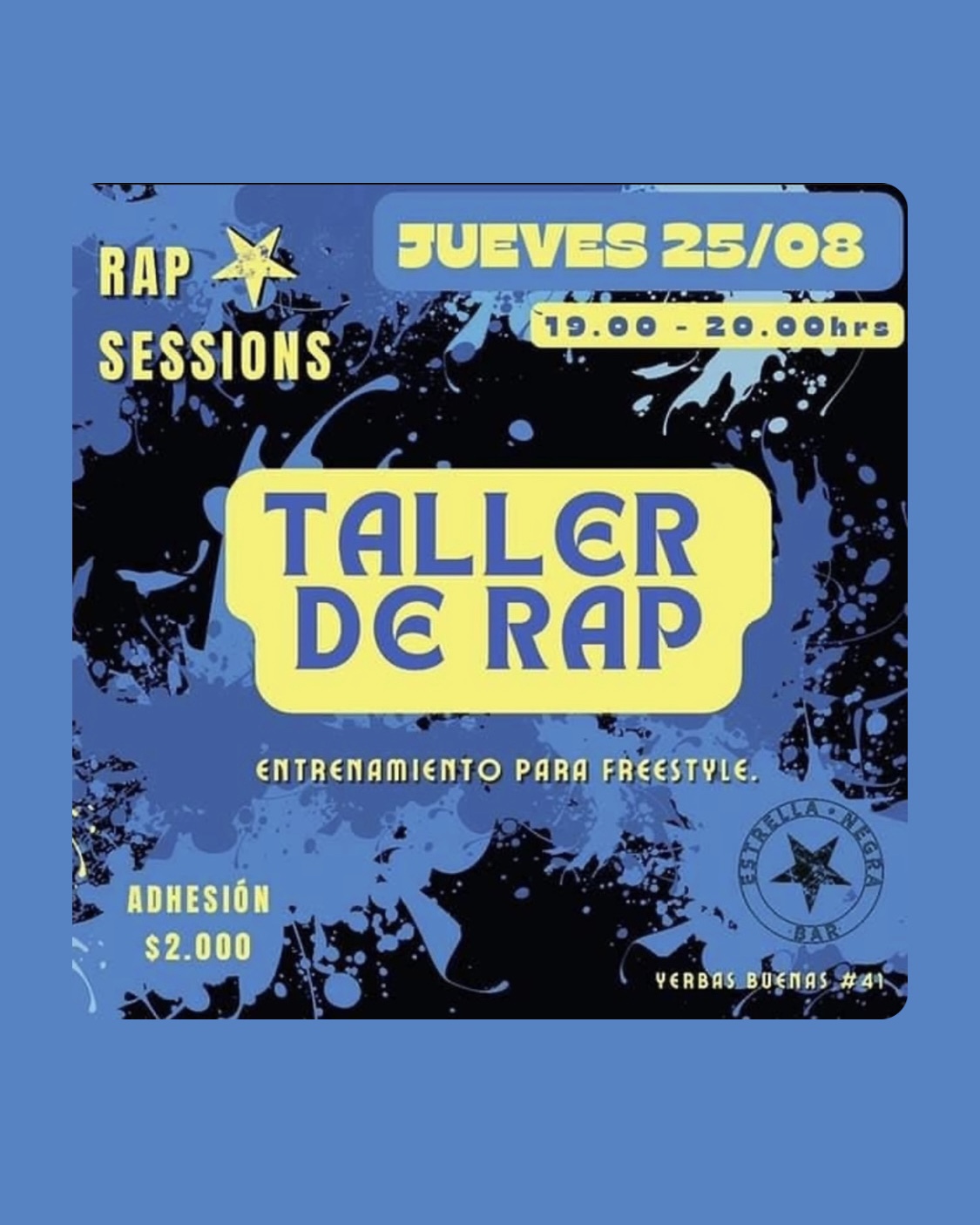 Talleres día jueves 25 