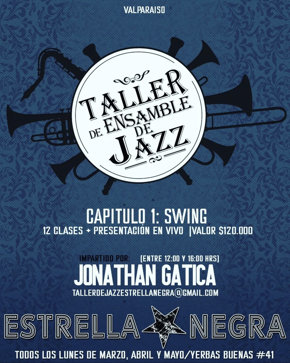 Talleres día lunes marzo, abril y mayo